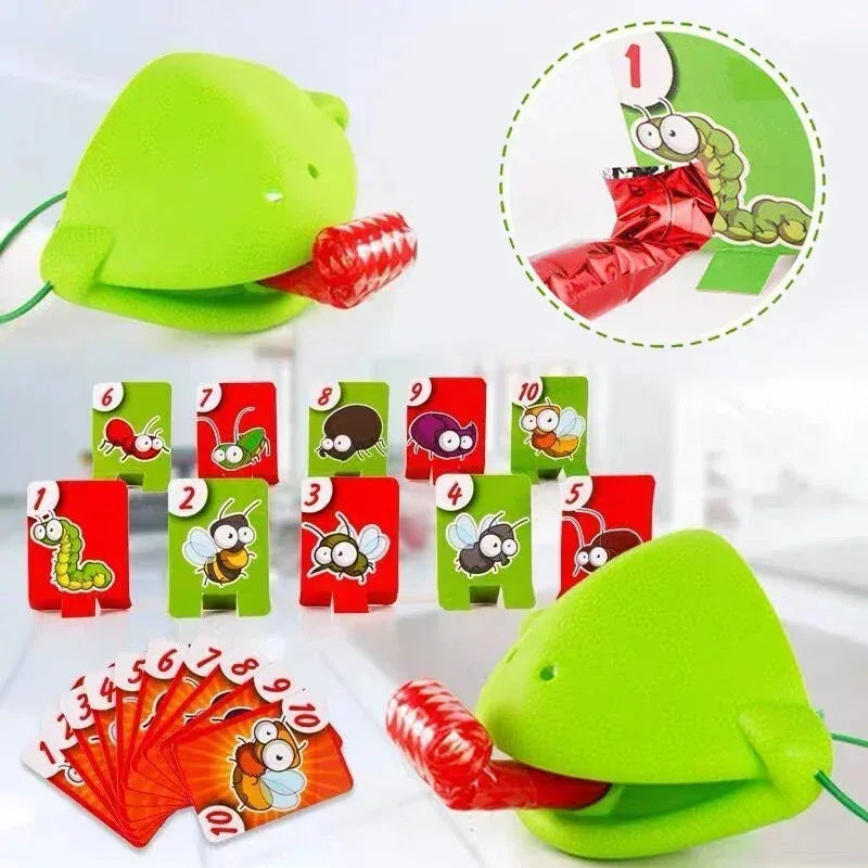 Jeu de carte pour enfants avec masque de grenouille