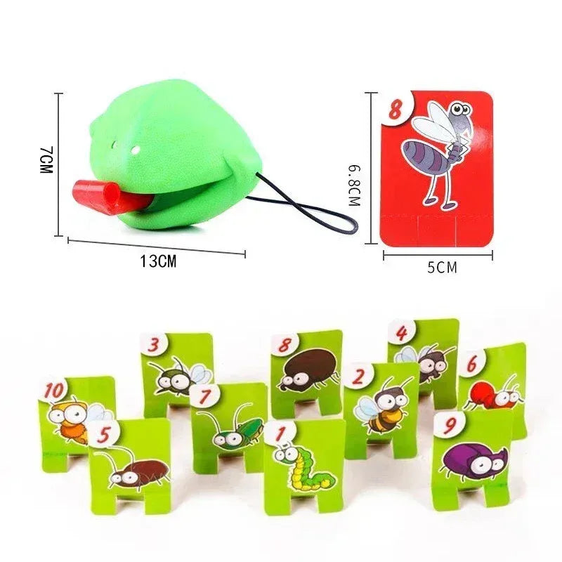 Jeu de carte pour enfants avec masque de grenouille