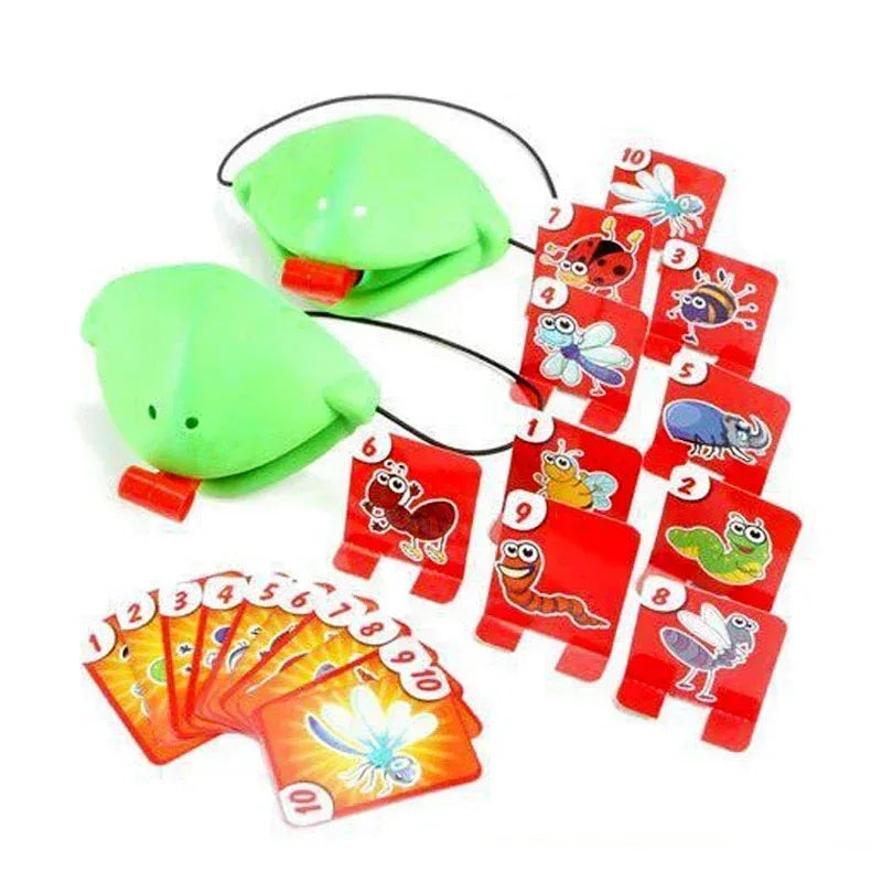 Jeu de carte pour enfants avec masque de grenouille
