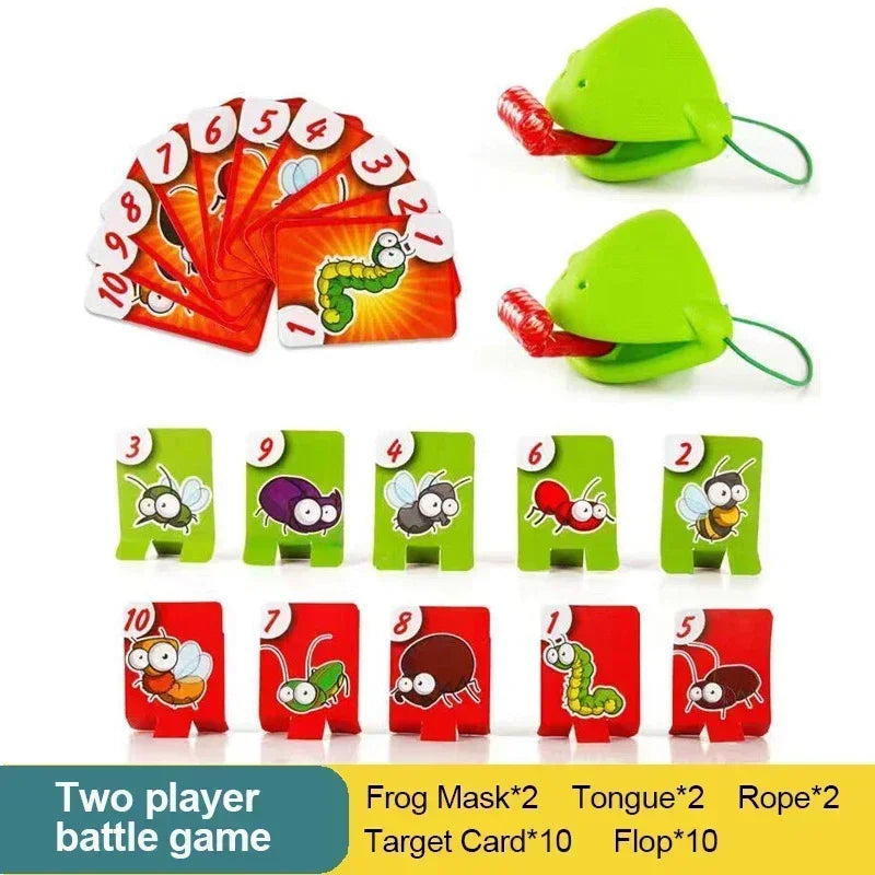 Jeu de carte pour enfants avec masque de grenouille