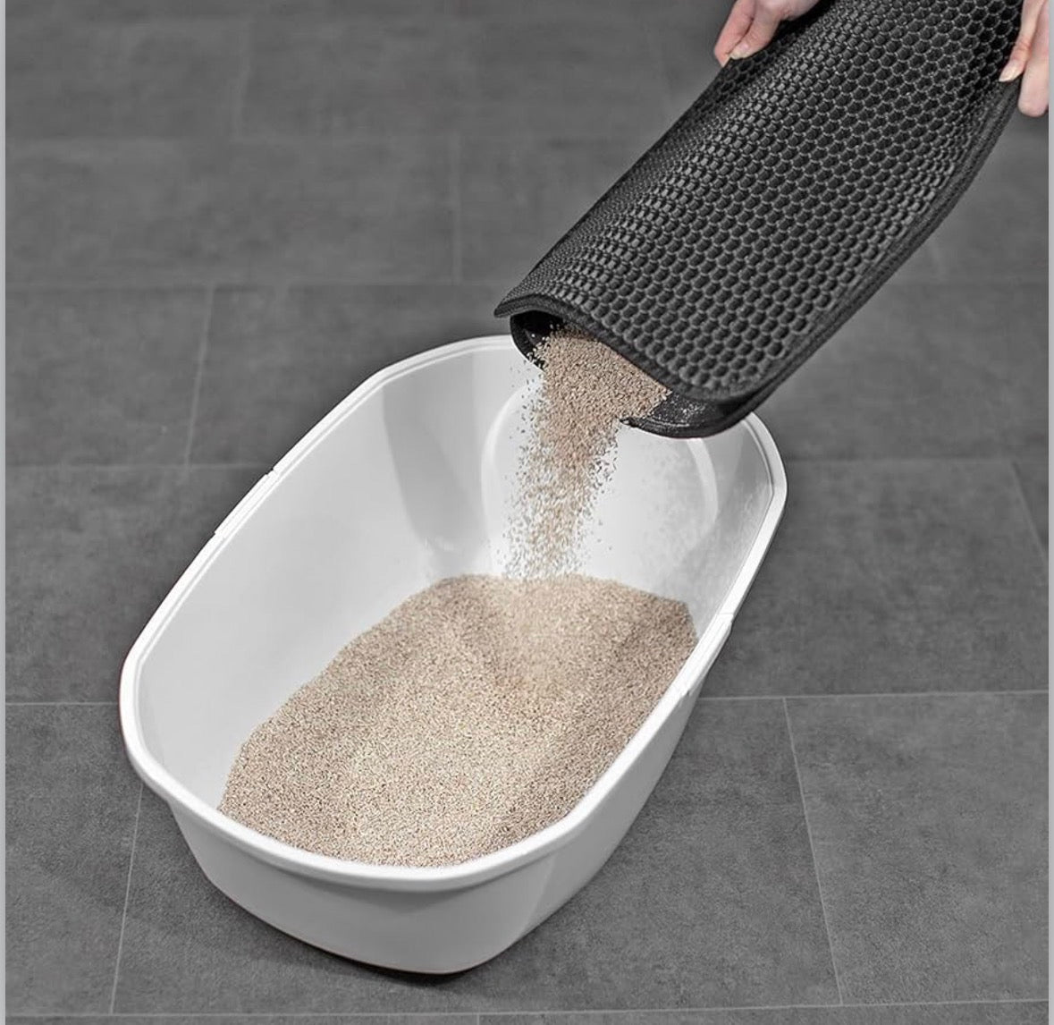 Tapis de litière récupérateur de sable