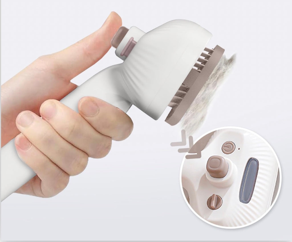 Brosse vapeur massage pour chien & chat