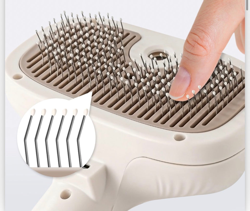 Brosse vapeur massage pour chien & chat